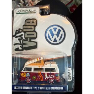 GreenLight 1973 Volkswagen Type 2 Westfalia Campmobile Club V-Dub Series 8 1:64